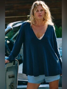 Free People Isadora reversible sweater tunic